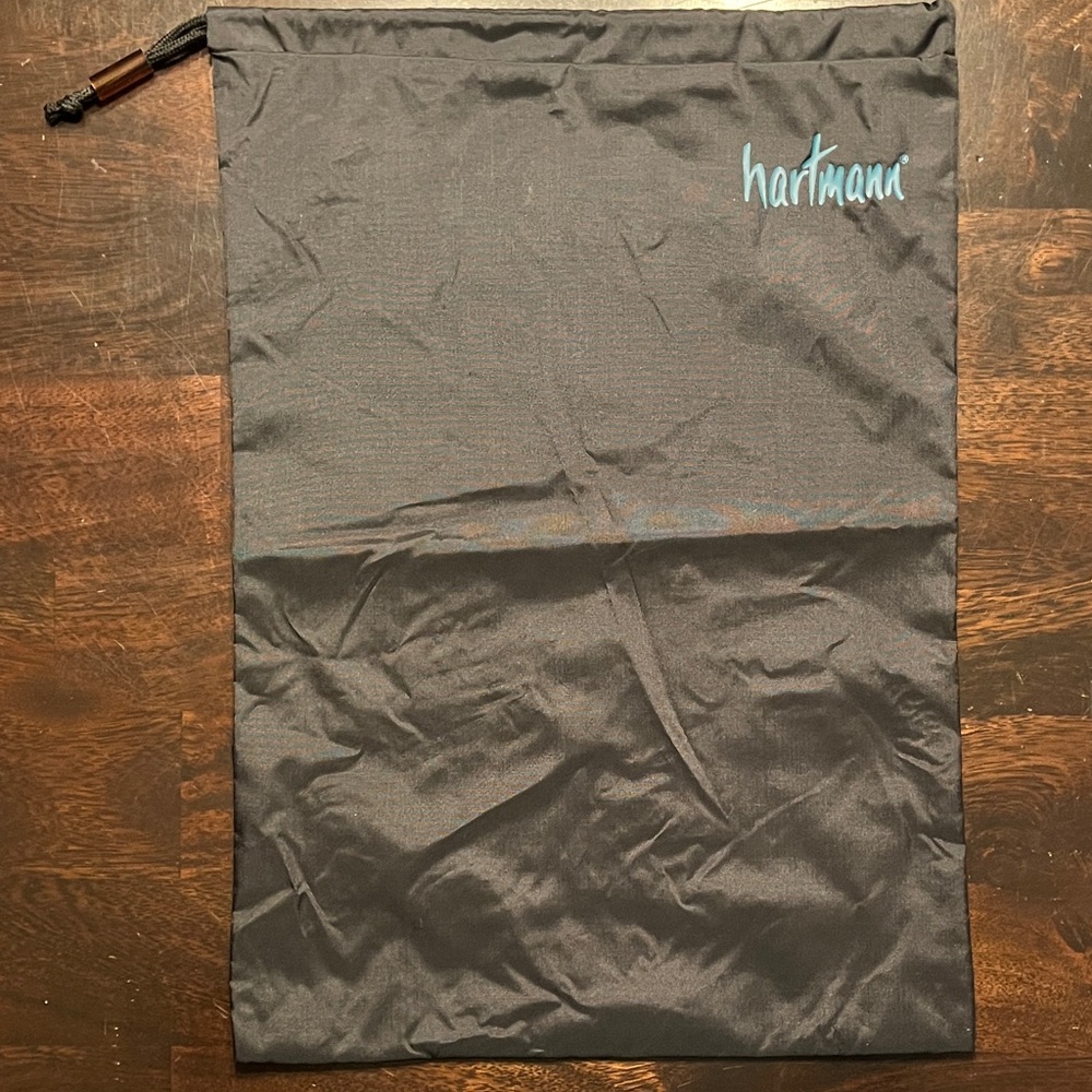 Hartmann Luggage Black Nylon Storage Bag 13” x 19”